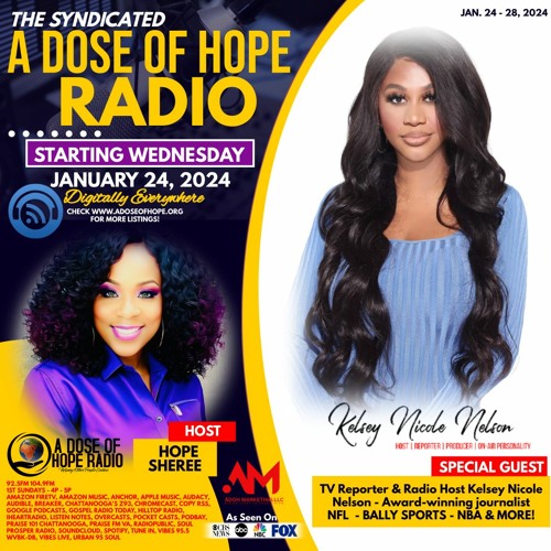 ADOH RADIO PRESENTS EPISODE 145: “DESTINED TO BE” FEAT. JOURNALIST KELSEY NICOLE NELSON