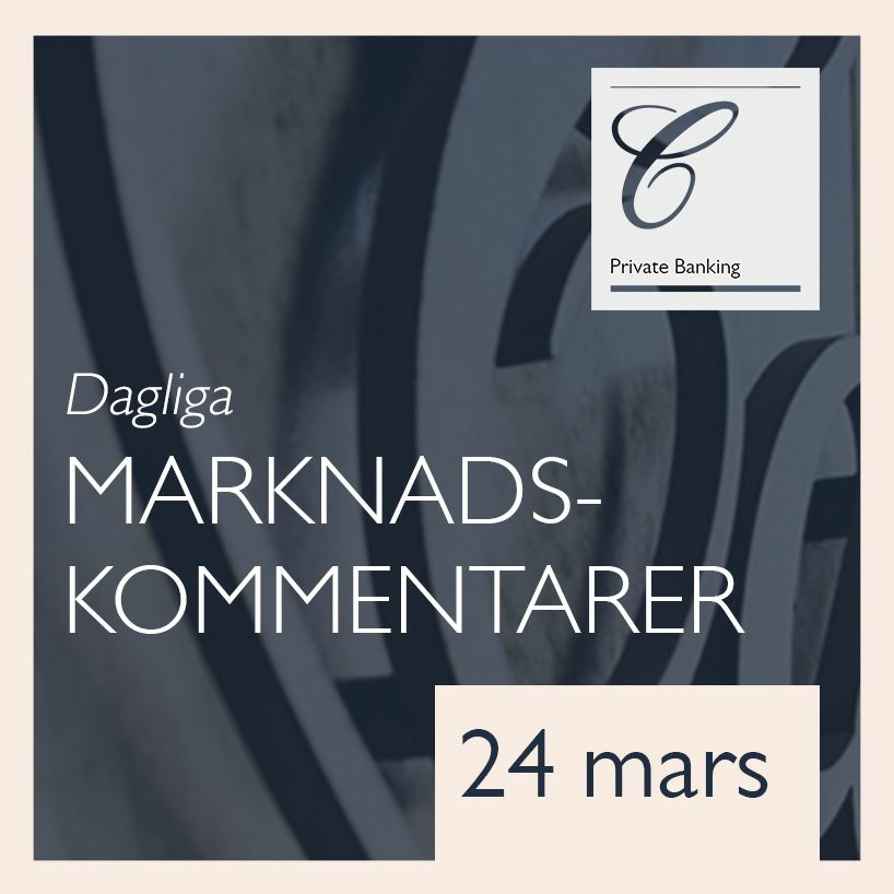 24 Mars: "Recessionen blir djupare men kortare än finanskrisen"