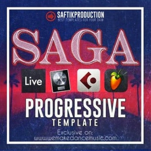 Saga - Progressive Template for Ableton Live, Logic ProX, FL Studio, Cubase