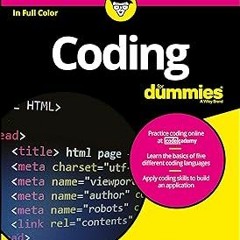 (@ Coding For Dummies (For Dummies (Computers)) EBOOK DOWNLOAD