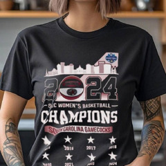 2024 Sec Women’s Basketball Champions South Carolina Gamecocks Skyline Shirt