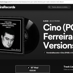Cino (POR) Carlos Ferreira (POR)  (Radio Versions) (Vol.2) (DEMO VINYL)