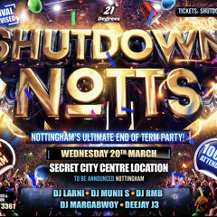 21 DEGREES PRESENTS- SHUTDOWN NOTTS FT DJ RMB, DJ MARGABWOY (Oldskl AfroSet & Newskl Dancehall)