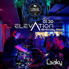 Csaky-Elevation Birthday Bash Live@Akvárium Lokál Budapest 2024.01.20