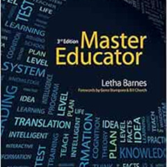 FREE EPUB ✉️ Master Educator by Letha Barnes PDF EBOOK EPUB KINDLE
