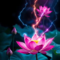 electric lotus bloom