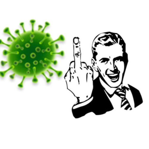 I HATE U STUPID VIRUS, SO I TRY TO SMILE