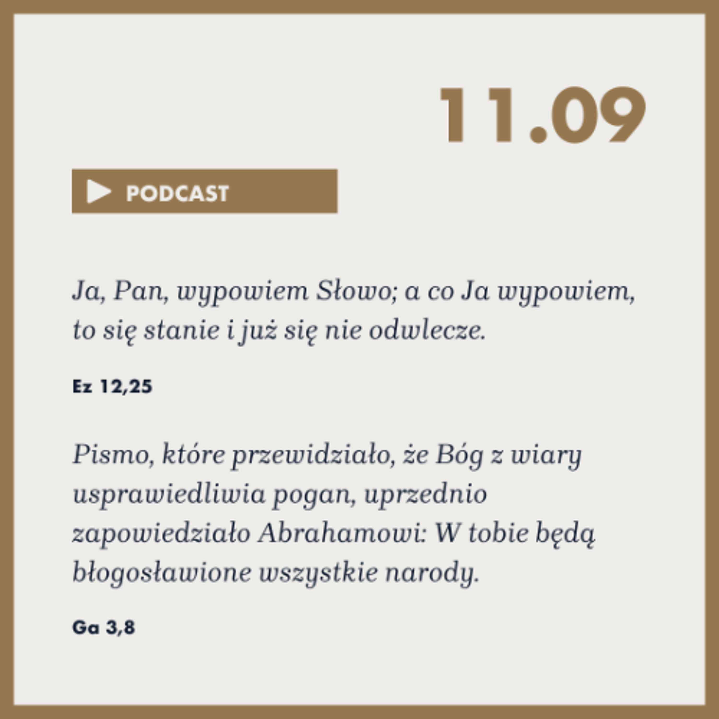 Poranek ze Słowem na 11 września 2025 episode artwork