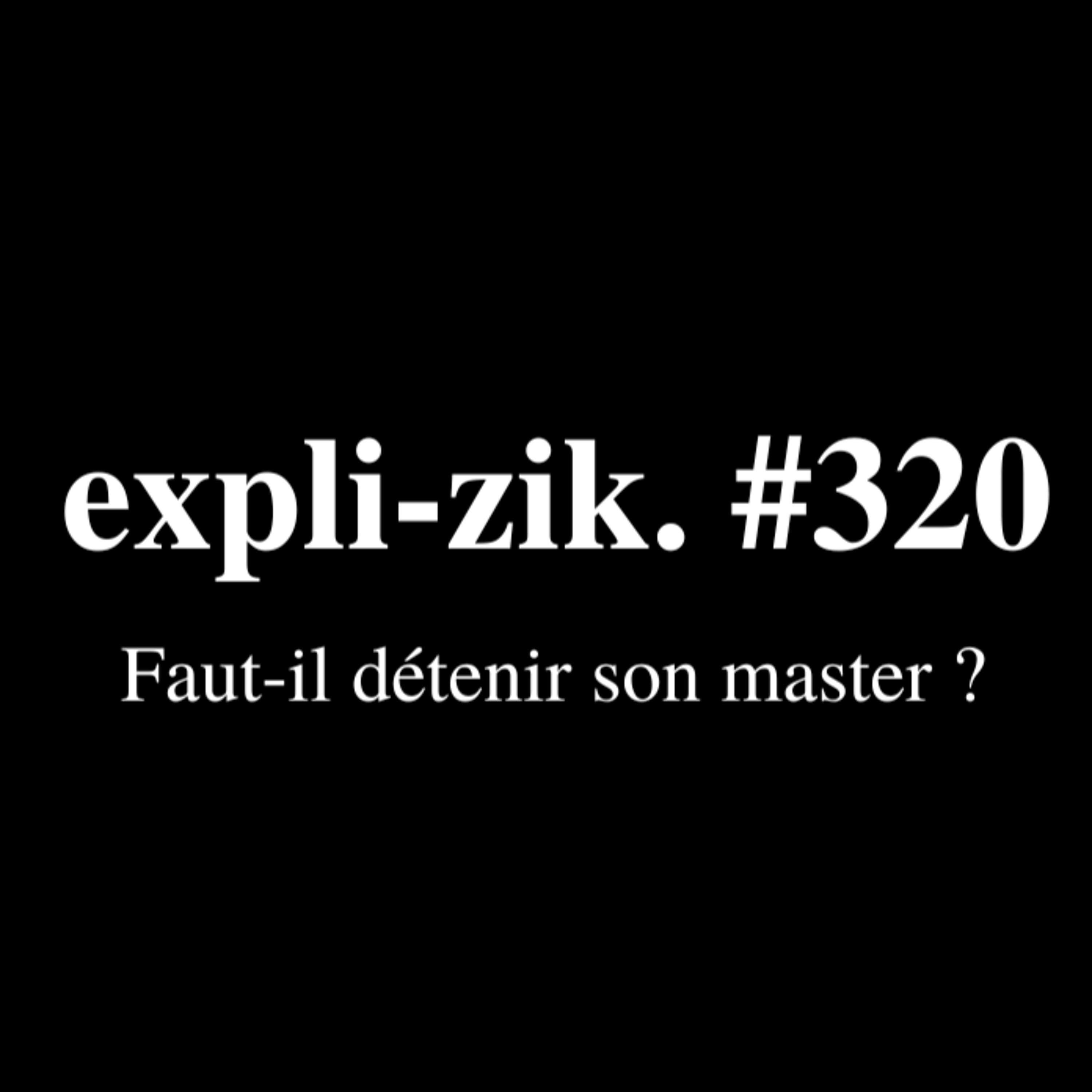 Faut-il détenir son master ? episode artwork
