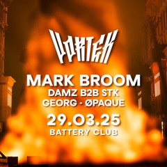 STK b2b Damz warm-up for Vortek Pres. Mark Broom