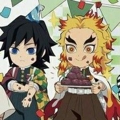 Rengoku and Tomioka singing King Kanaria