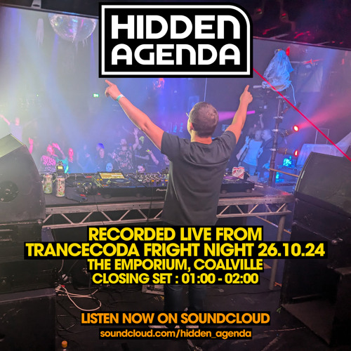 Hiddenagenda LIVE @ Trancecoda Fright Night 26.10.24 - Closing Set