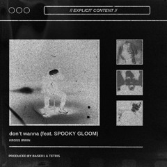 don't wanna (feat. SPOOKY GLOOM)