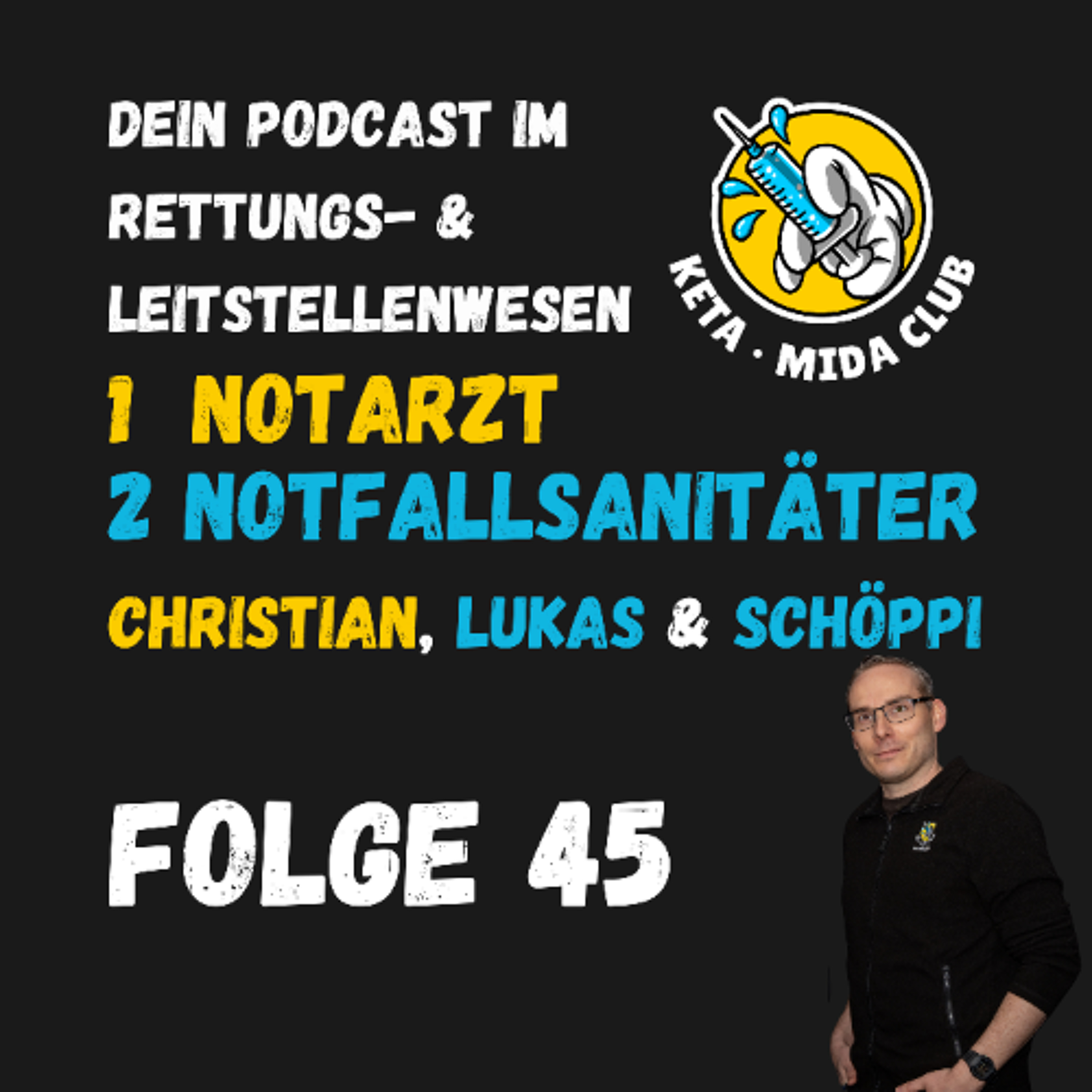 Folge 45 112 ist kein Spiel: Schöppi über Fehler, Druck & Leitstelle episode artwork