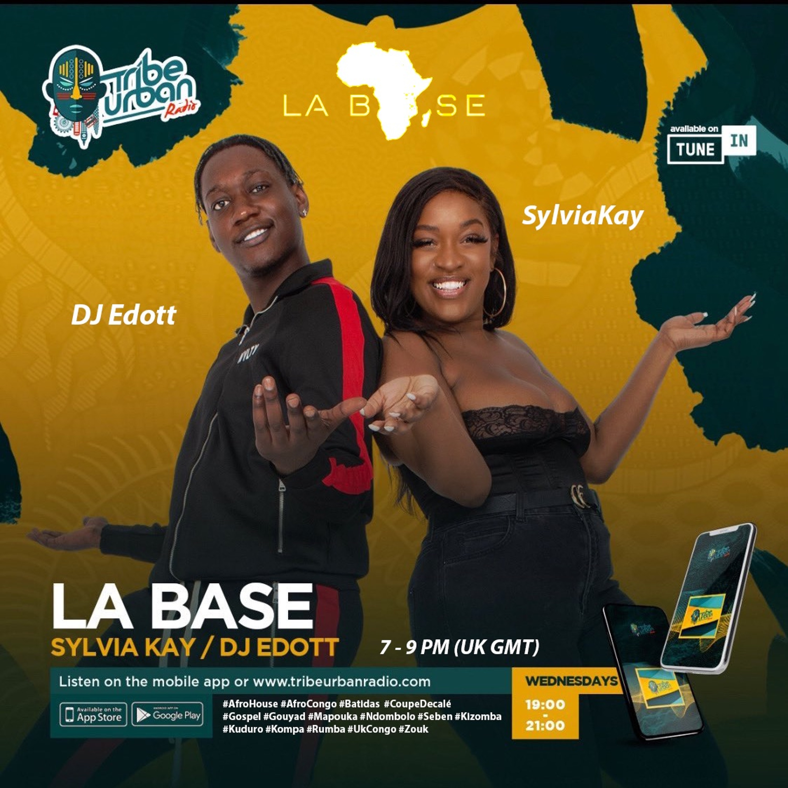 #LaBaseShow Live On @TribeUrbanRadio Every Weds 7 - 9 pm!🇦🇴🇨🇩🇨🇮🇭🇹🇵🇹 episode artwork