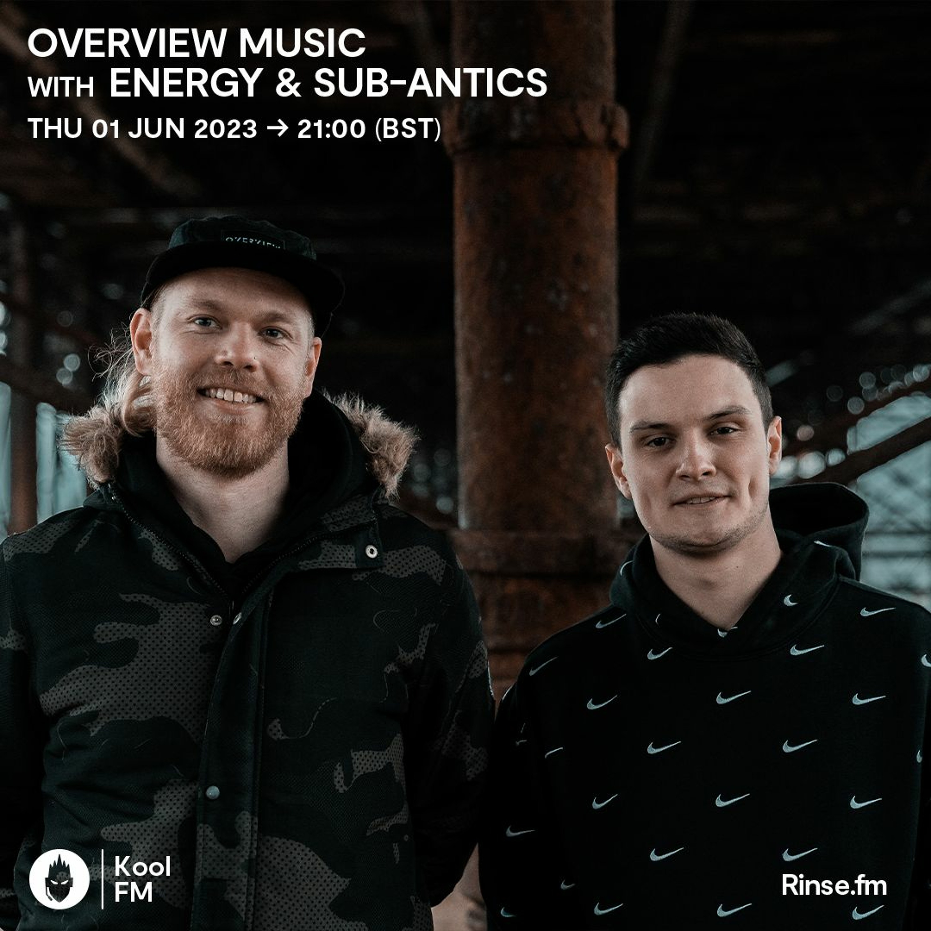 Overview Music with Energy & sub-antics - Kool FM : 01/06/23 episode artwork