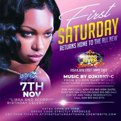 "1ST SATURDAY"-TAMPA @DUNNS RIVER ISLAND CAFE 11-7-20
