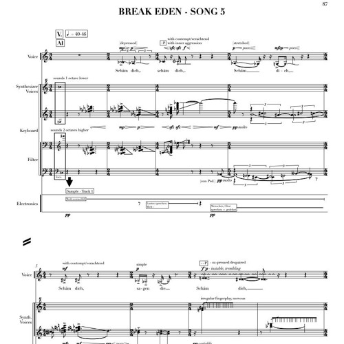 Clemens Gadenstätter/Lisa Spalt (Text): Break Eden – Song 5