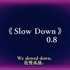 Slow Down 0.8 Madnap