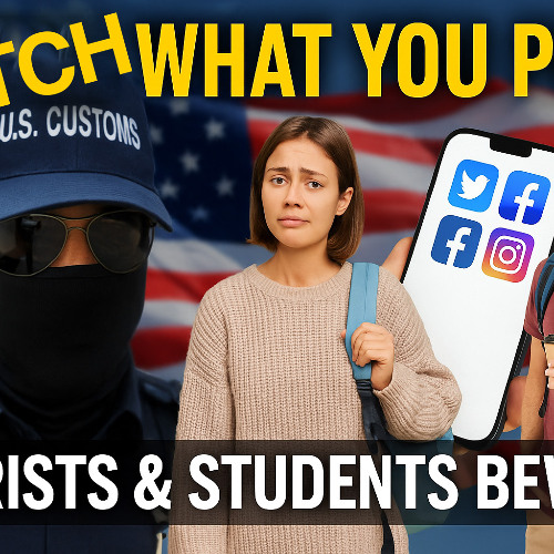 Tourists & Students: U.S. Border Agents Are Watching Your Social Media | Karel Cast Ep. 25-89
