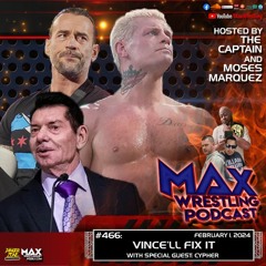 Max Wrestling #466: CM PUNK injured - ROYAL RUMBLE fallout - VINCE McMAHON latest sex scandal