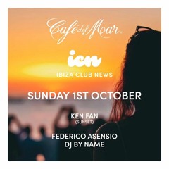 Mister Jones formerly DJ By Name Café Del Mar Ibiza Live Stream 1st October 2023