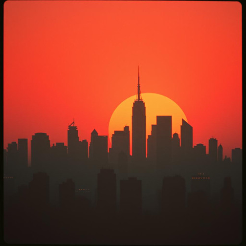 Crimson Skies & Silhouettes