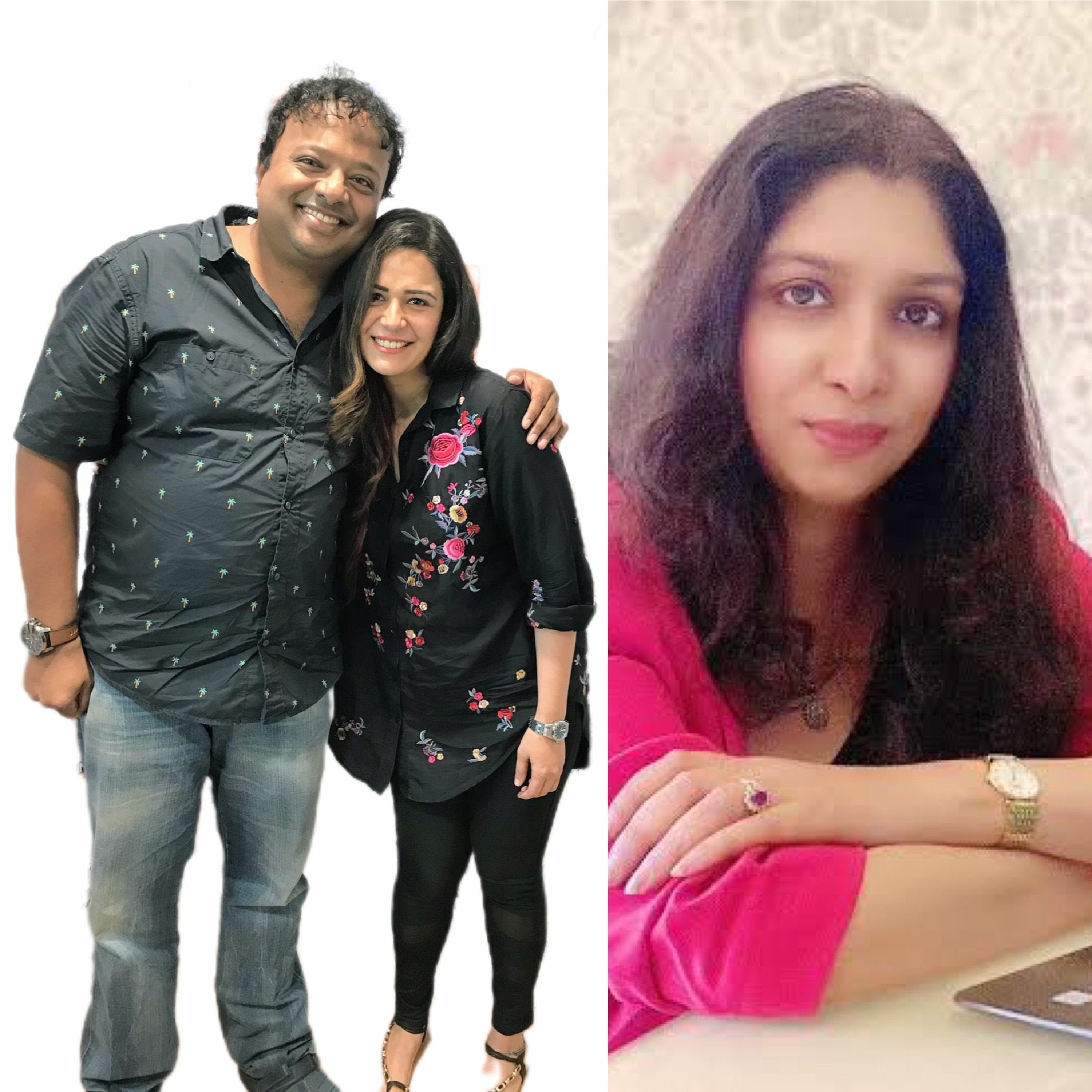 Mona Singh & Sonya V Kapoor with Hrishi K - Ek Chup