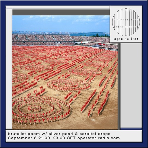 brutalist poem w/ silver pearl - 8th September 2025