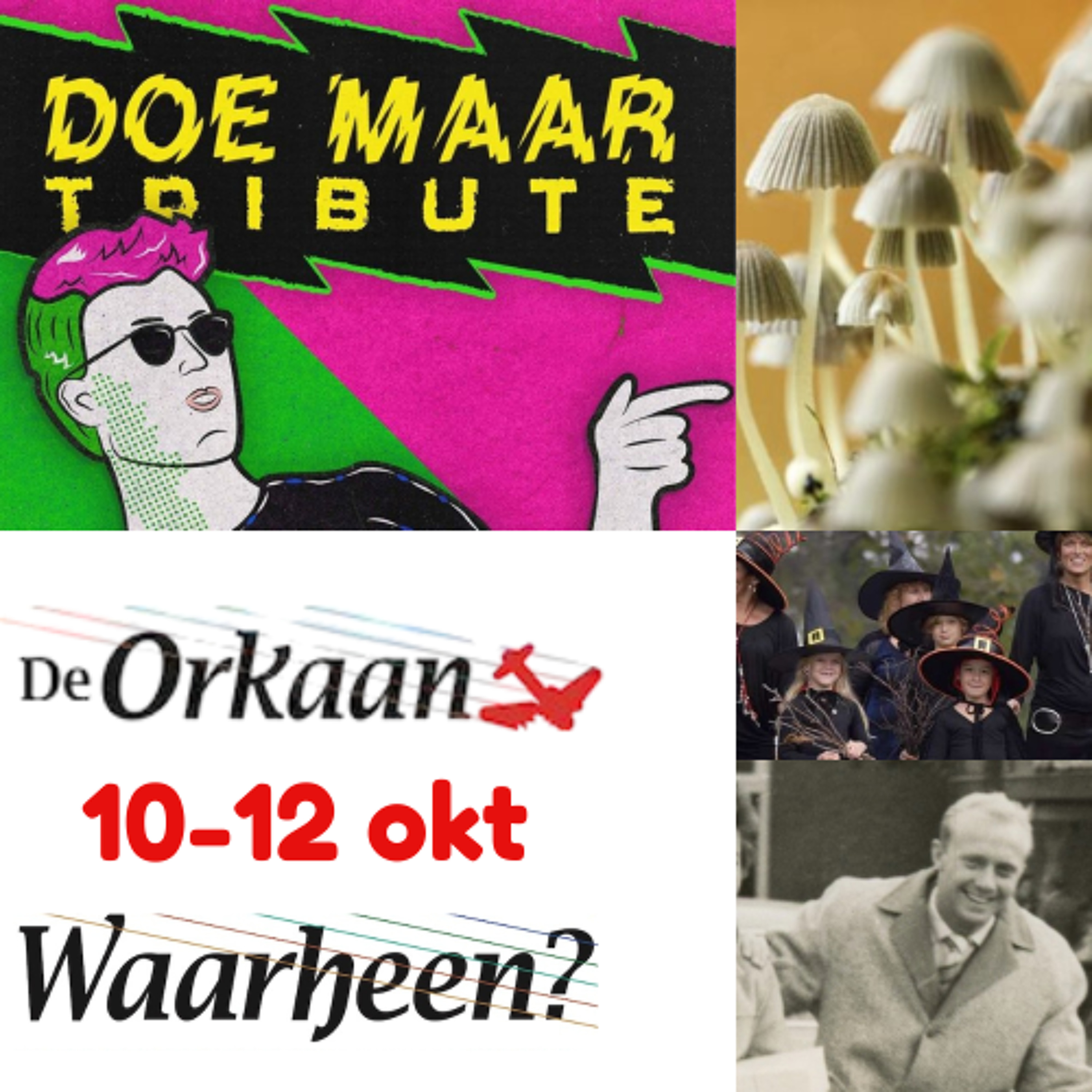 Waarheen - Zaanse uitgaanstips van De Orkaan (10-12 okt.)