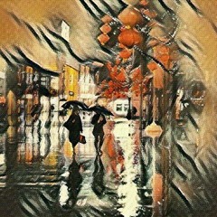 Walking On A Rainy Night