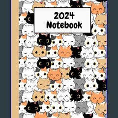 Read PDF ⚡ Cute Cat Notebook Journal: Cute colourful cat notebook college ruled (100 pages 6x9in)