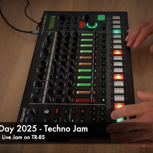 909 Day 2025 I Live Techno Jam I Dawless with Roland TR-8S I 128 BPM