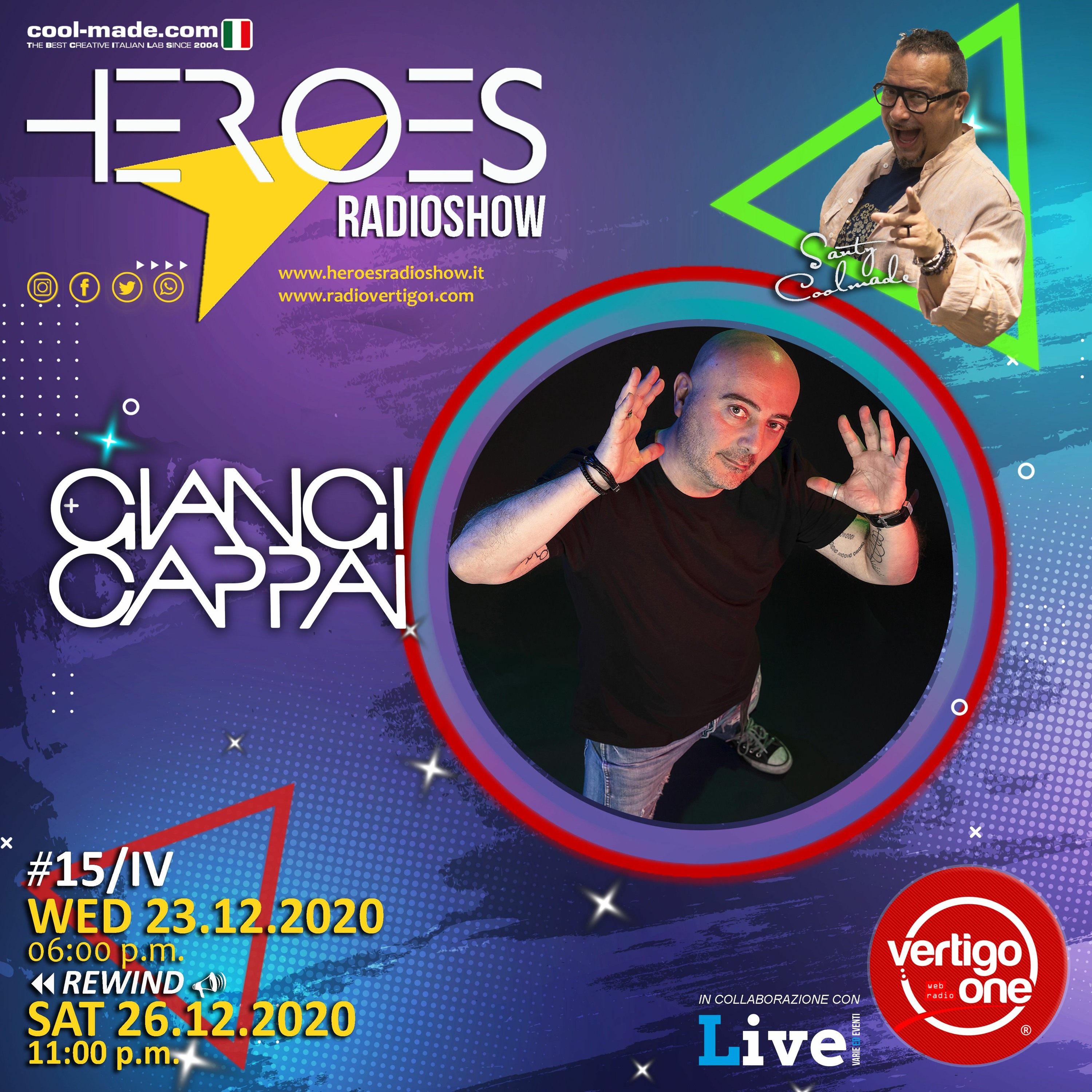 #15/2020-21> HEROES RadioShow - Special Guest GIANGI CAPPAI episode artwork