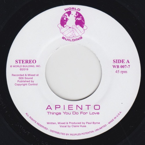 Apiento – Things You Do For Love (Machine Mix)