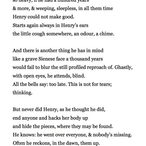 Stream 559 Dream Song 29 by John Berryman by Samuel West #PandemicPoems