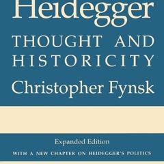 PDF_⚡ Heidegger: Thought and Historicity