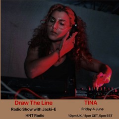 #155 Draw The Line Radio Show 04-06-2021 with guest mix 2nd hr by Tina