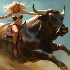 Bull Riding Girl
