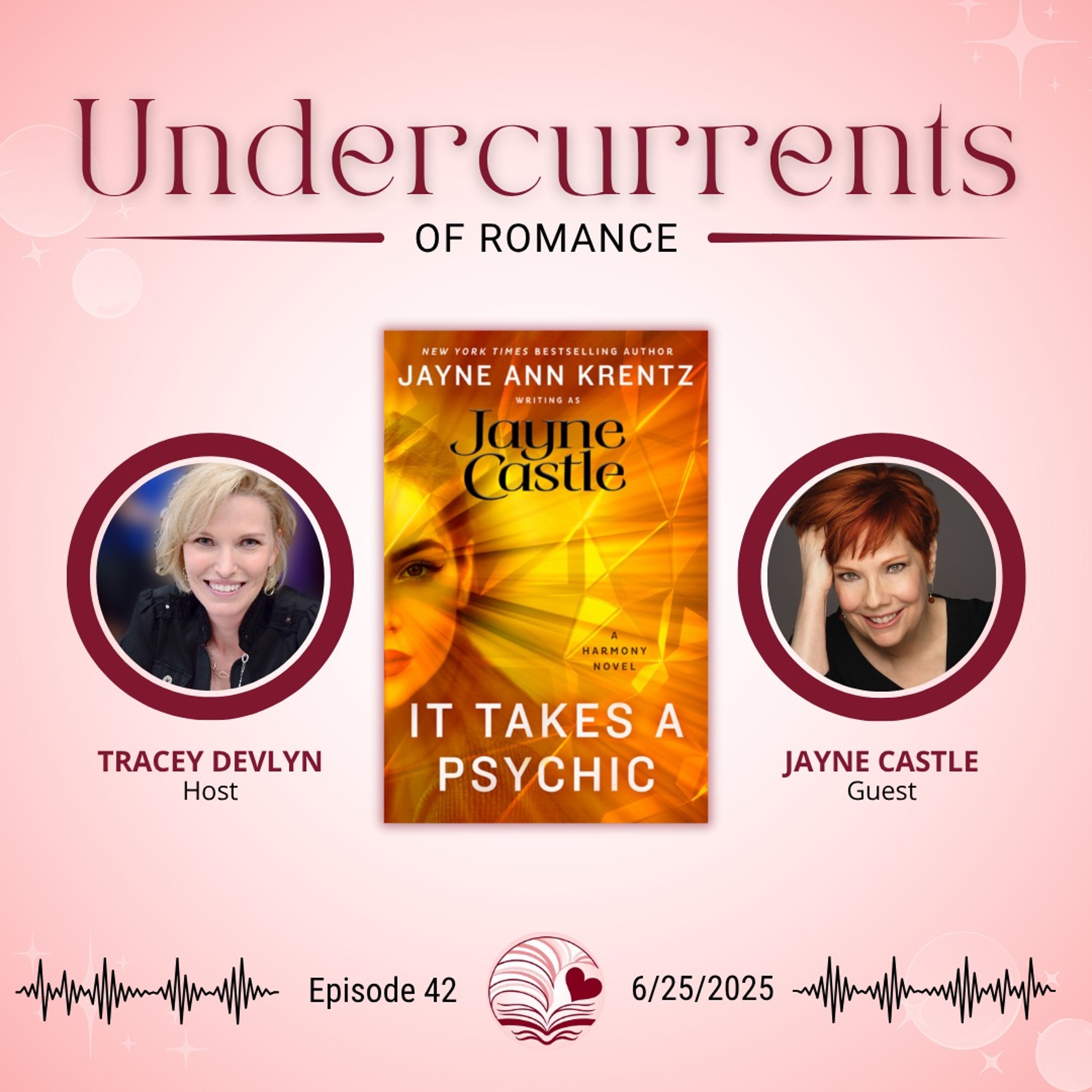 cover of episode Jayne Castle on IT TAKES A PSYCHIC, Multiple Pen Names & Dust Bunny Fever