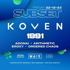Dancefloor DnB Set @ Mäx w/ Koven & 1991