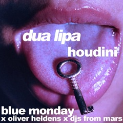 Dua Lipa X Oliver Heldens & DJs From Mars - Houdini (James Queen's 'Blue Monday' Mashup)