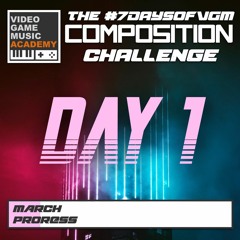 #7DaysofVGM March 2021 Day 1 - Cyberpunk Title Screen - Ziad Asadi