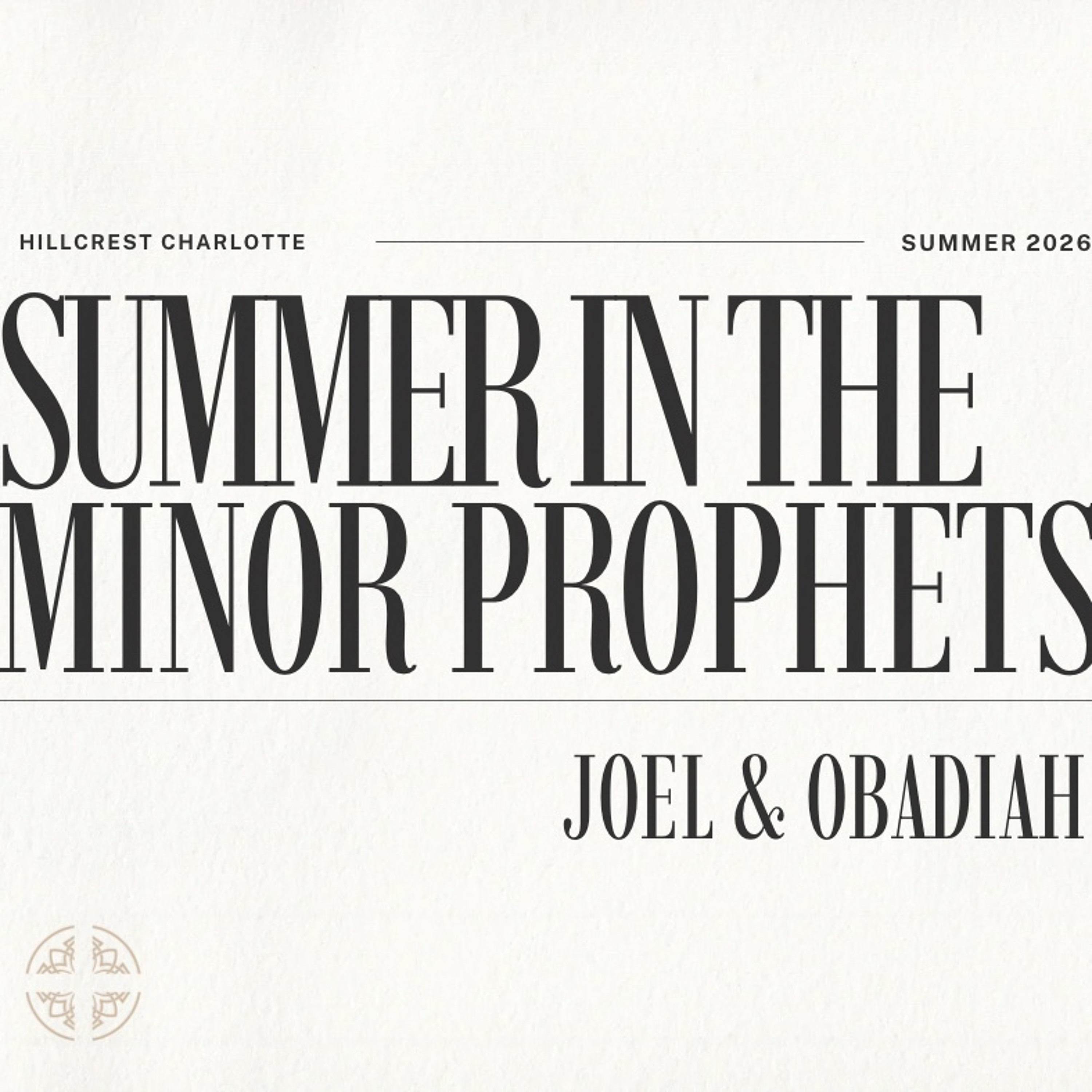 Joel 3:17-21, 6/10/26 episode artwork