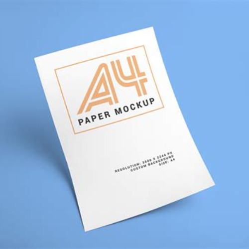 Paper Sheet Mockup Free Kostenlos Downloaden