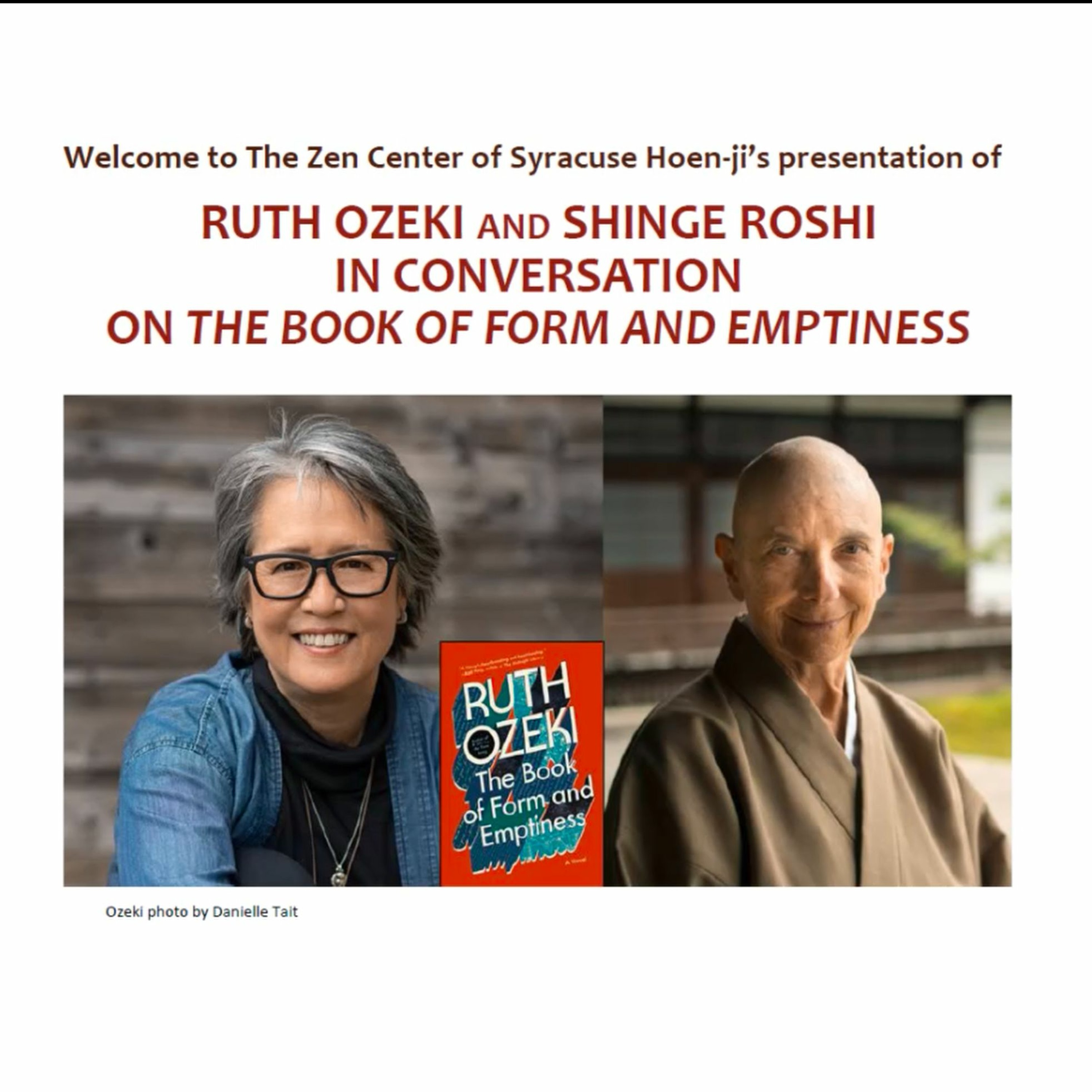 Ruth Ozeki & Shinge Roshi in Conversation on "The Book of Form and Emptiness" 2022.3.8 episode artwork