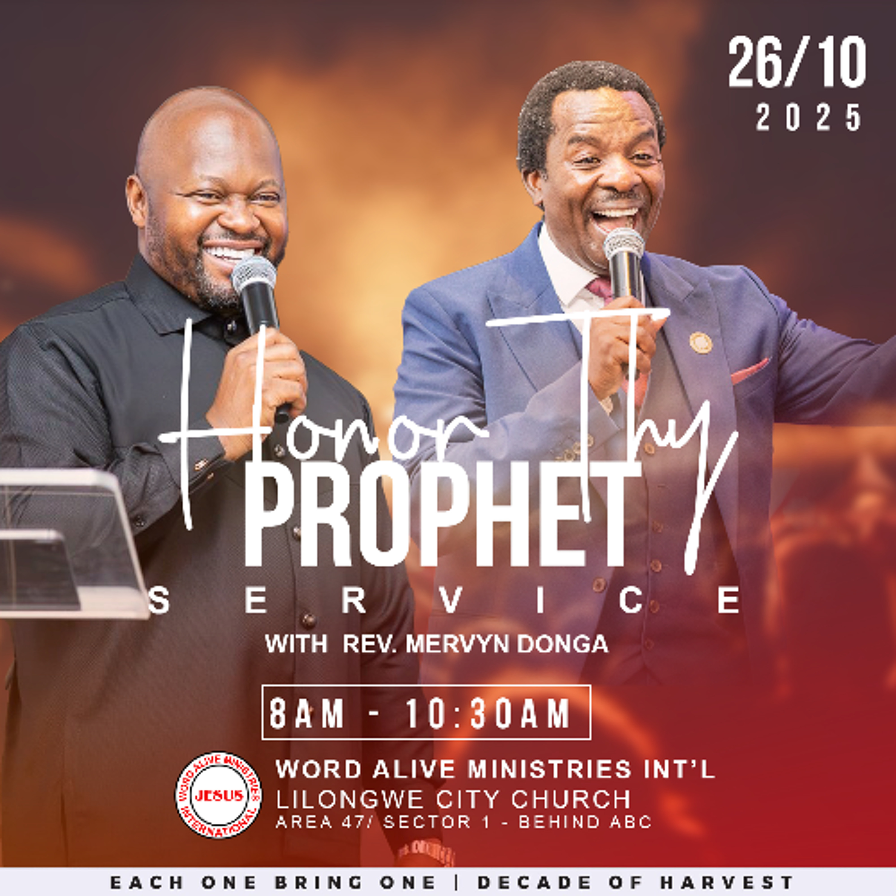 Encounter Service Rev Mervyn Donga "Fruitfulness and Multiplication Through Honour"