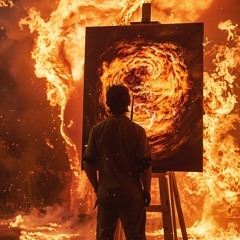 like a flame