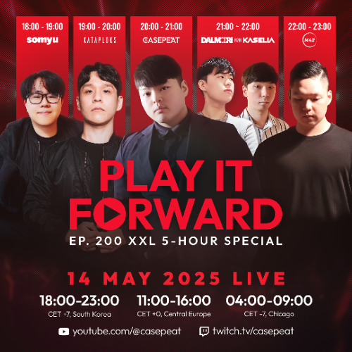 Play It Forward Ep. 200 XXL 5-Hour Special [Trance & Progressive] by Casepeat & DJs - 05/14/25 LIVE