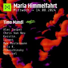 Dj Alec Jasper - Techno Set @ Maria Himmelfahrt